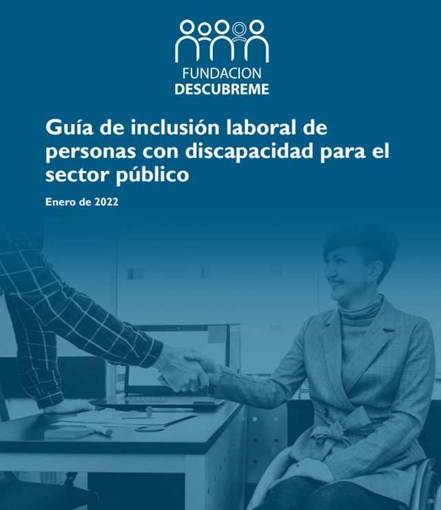 Guía de inclusión laboral de personas con discapacidad para el sector público