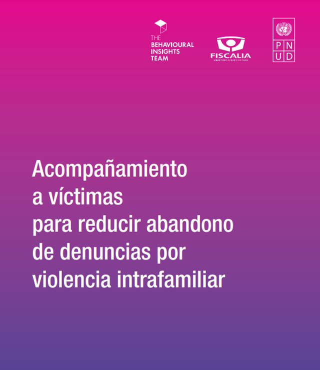 Acompañamiento a víctimas para reducir abandono de denuncias por violencia intrafamiliar