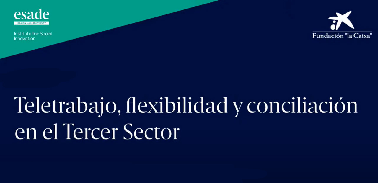 Teletrabajo, flexibilidad y conciliación en el Tercer Sector